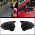 thumbnail image 2 of Car Mirror Cover Caps for Seat 1P 6J EXEO 2008-2017 Side Rear View External Part(Black), 2 of 5