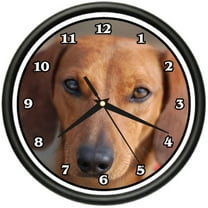 BROWN DACHSHUND Wall Clock dog doggie pet breed gift