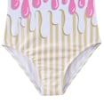 thumbnail image 5 of Aideaone Girls One Piece Swimsuits Quick Dry Beach Swimwear Bathing Suit 3-12 Years, 5 of 8