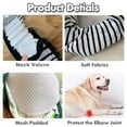 thumbnail image 5 of Dog Elbow Protector for Calluses, Dog Joint Recovery Sleeve for Prevent Licking Wound, Elbow Sleeves with Mesh Pad for Medium Large Dogs Stripe XL, 5 of 5