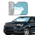 thumbnail image 3 of Kdxio Bathtub with Soap Bubbles Print Front Windshield Sun Shade,Folding Auto Sunshade for Car Truck SUV-Medium, 3 of 7