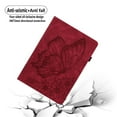 thumbnail image 6 of XYX Case for Lenovo Tab K10 10.3 inch 2021 TB-X6C6F TB-X6C6X, Retro Butterfly Slim Folio Stand Cover (Red), 6 of 6
