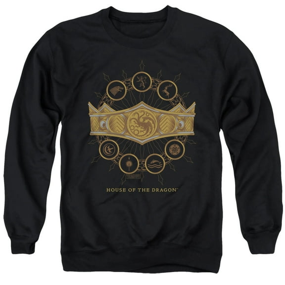 House of The Dragon, Crown Unisex Adult Crewneck Sweatshirt