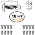 thumbnail image 2 of Ruedas 4 Ruedas para Muebles 200 KG + 16 Tornillos Ruedas Universales de 66 mm con Frenos Sin Frenos Ruedas de Transporte de Placa Industrial, 2 of 5