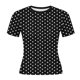 thumbnail image 4 of Xuyuer All-Match Fashion Floral Print Short Sleeve T-Shirt Women's Casual Charming Flower Pattern Tee With Round Neck Graphic Tees Women Tops, 4 of 7