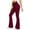 #180Red, variant on Yoga Pants with Pockets for Women High Waisted Tummy Control Stretchy Flare Leggings Breathable Bootcut Workout Pants