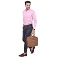 thumbnail image 2 of Next Heritage Button Down Shirts for Men Regular Semi Slim Fit Shirt Casual Shirt Formal Shirt for Men Solid Plain Cotton Long Sleeve Shirts (Pink, L), 2 of 11