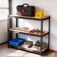 thumbnail image 2 of Ourlova Heavy Duty Garage Shelving Units 3 Tier Adjustable Storage Shelves Metal Utility Storage Rack, 2 of 8