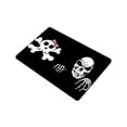 thumbnail image 2 of CADecor Skull Non-Slip Machine Washable Bathroom Indoor/Outdoor Doormat 23.6x15.7 inches, 2 of 3