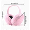 thumbnail image 4 of Winter Ear Muffs Faux Fur Warm Earmuffs Cute Foldable Outdoor Ear Warmers For Women Girls, 4 of 5