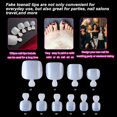 thumbnail image 4 of GHSDFBB 100 Pieces Fake Toenails Full Cover False Toe Nail Tips in 10 Sizes with Box for DIY Salon Foot Manicure Sticker Tools (Natural) 100pcs(natural), 4 of 7