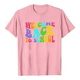 thumbnail image 3 of WhouRiu Big Girls' T Shirts Letter Prints Short Sleeve Tops Kids Summer Breathable Comfy Tee Tops Pink,Sizes 12-13, 3 of 3