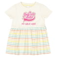 thumbnail image 3 of Inktastic Cute Like My Great Aunt Girls Baby Dress, 3 of 5