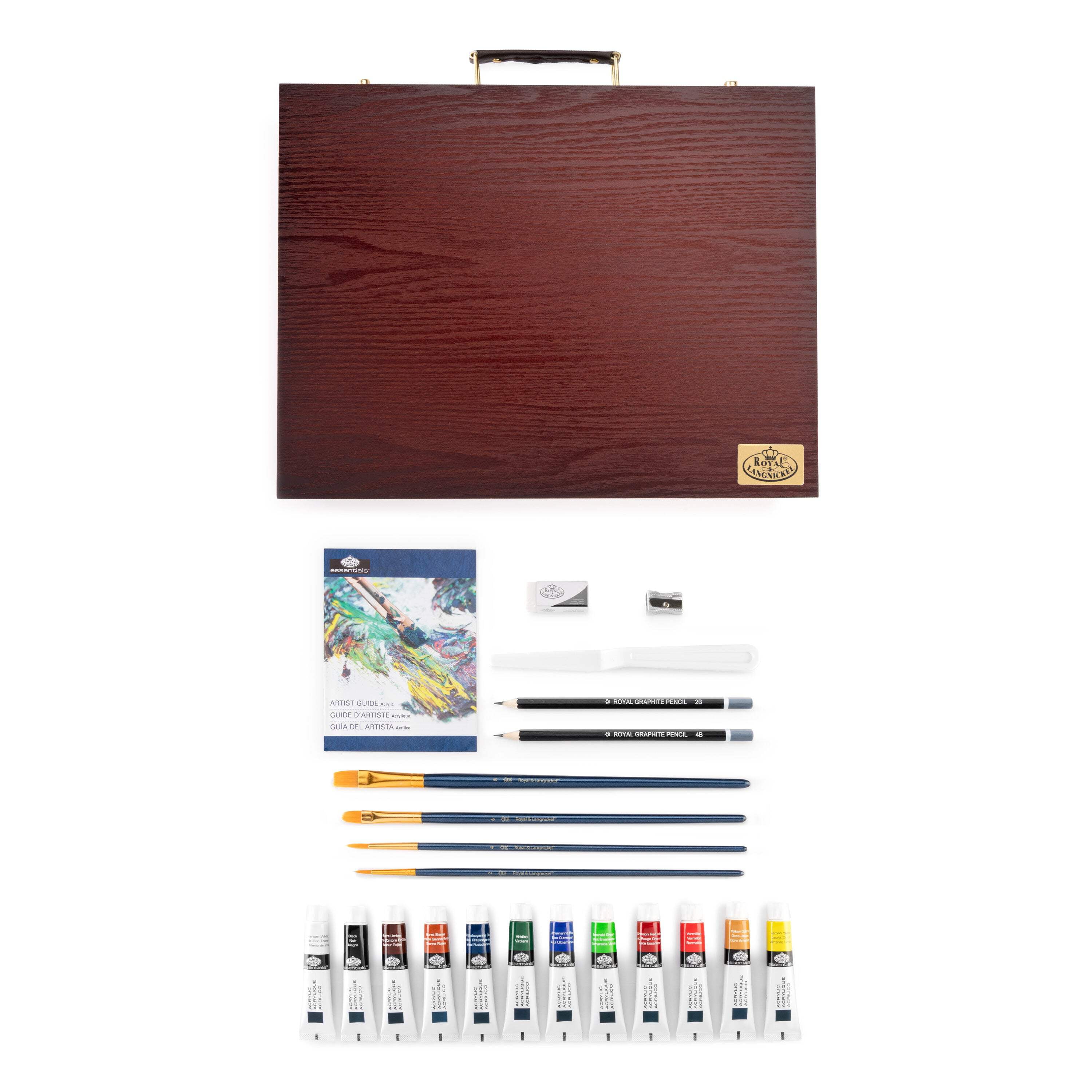 Royal & Langnickel Essentials™ 25pc Acrylic Painting Travel Art Set