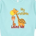 thumbnail image 3 of Inktastic My Grandma Loves Me Giraffe Toddler Sweatshirt, 3 of 4