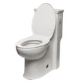 thumbnail image 1 of Eago R-377SEAT Replacement Soft Closing Plastic Toilet Seat, White for TB377, 1 of 1