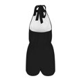 thumbnail image 7 of Yuhangmm Womens Rompers for Summer, Elegant Sleeveless One Piece Outfit with Tie Detailing Casual Summer Style Black XXL, 7 of 7