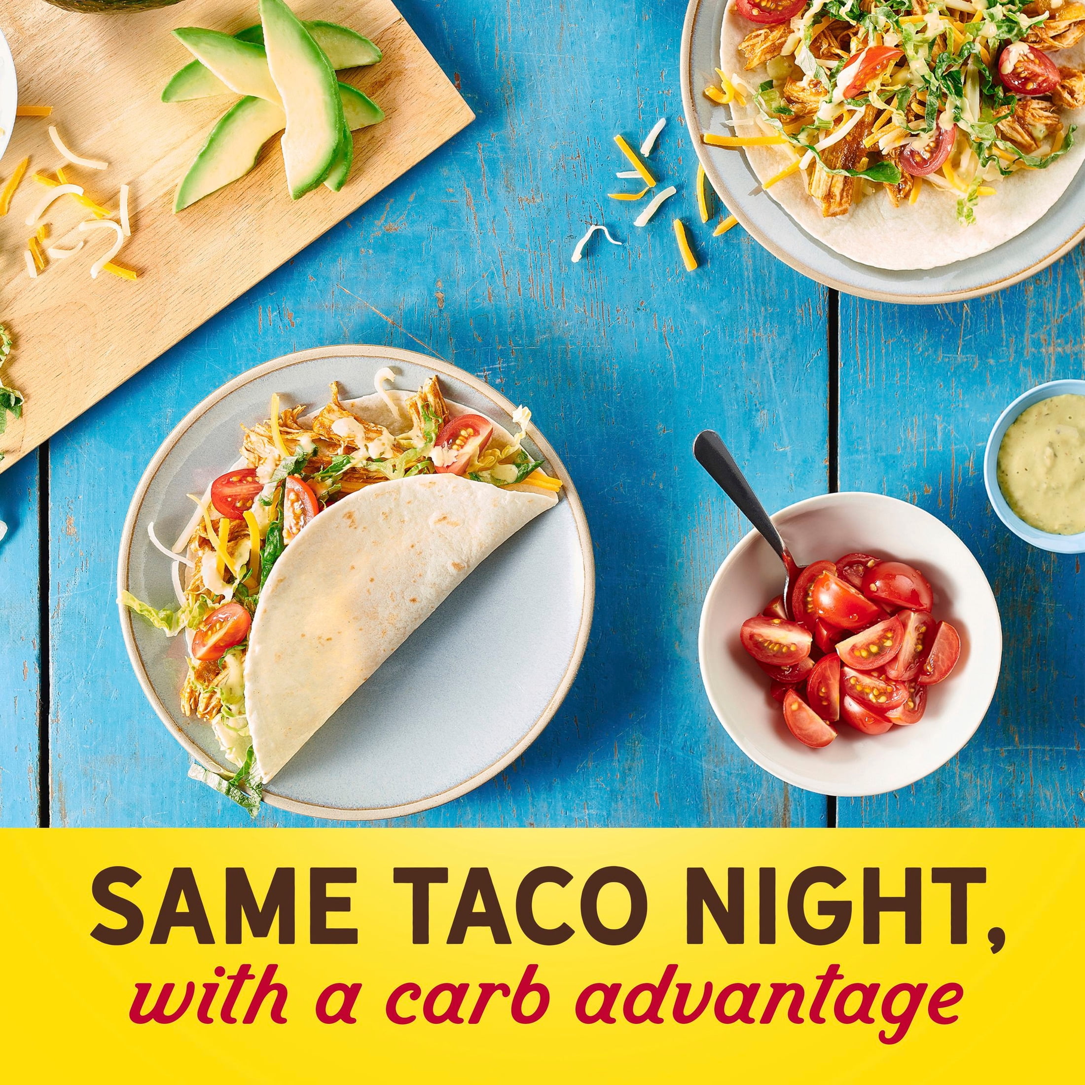 (3 pack) Old El Paso Carb Advantage Tortillas, 3g Net Carbs, High Fiber, 8 Count, 6.5 oz