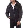 thumbnail image 5 of Pro Club Men's Heavyweight Pile Full Zip Hoodie BLKBLK-M, 5 of 5