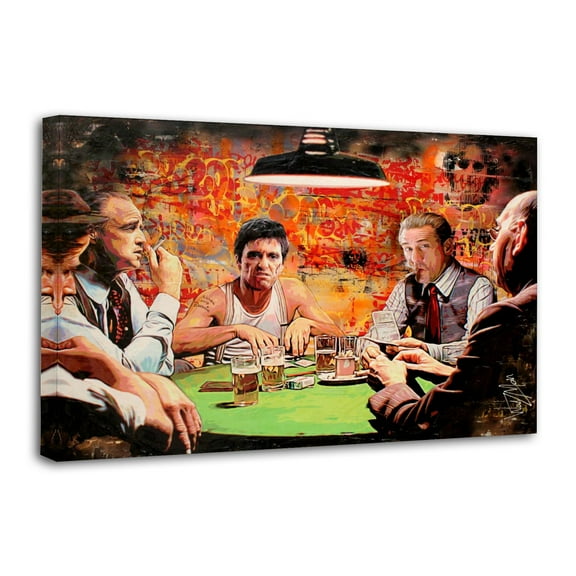 Al Capone Underworld Godfather Posters Wall Art Painting Canvas Gift Living Room Prints Bedroom Decor Poster Artworks 08x12inch(20x30cm)