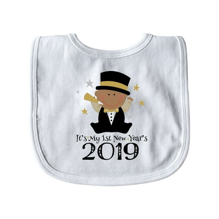 2019 Babys 1st New Years Baby Bib