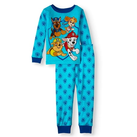 Paw Patrol Toddler Boy Long Sleeve Cotton Snug Fit Pajamas, 2Pc Set