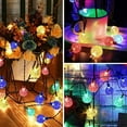 thumbnail image 4 of 2 Pack Solar String Lights Outdoor, 100LED 39FT Fairy Crystal Ball String Lights, 8 Modes Solar Powered Globe String Lights Waterproof for Garden, Patio, Yard, Fence, Party, Wedding, Christmas, 4 of 9