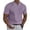 Purple, variant on Prolriy Shirts for Men Spring Summer Casual V Neck Solid Short Sleeve Tee Shirt Top Blouse Mens Shirts Blue2 L