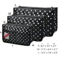 thumbnail image 2 of Vercord Updated Purse Handbag Organizer Insert Liner Bag in Bag 13 Pockets Black Dot Large, 2 of 6