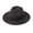 Black, variant on Panama Hat Women Men Wide Brim Straw Beach Hat Ribbon Decor Breathable Elastic Fit Summer Sun Hat Vacation Accessory