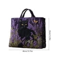 thumbnail image 3 of Uuiauoio Canvas Tote Bag Large Capacity Shoulder Bag for Women Fashion Printed Beach Shopping Work Travel Daily Use Gift Idea, 3 of 6