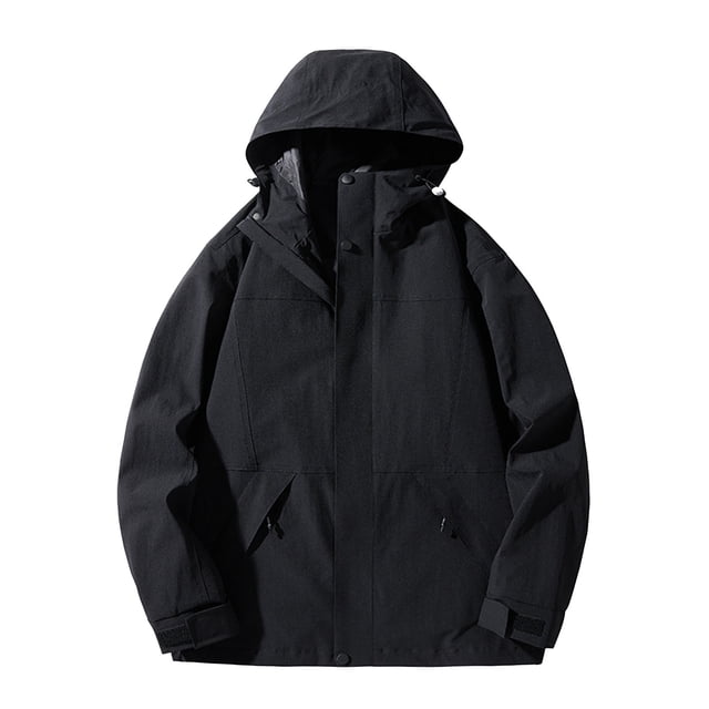 Yuyuzo Vestes de Sport pour Femmes Coupe-Vent à Capuche Manches Longues Vestes à Boutons Automne Extérieur Randonnée