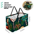 thumbnail image 2 of Christmas Foldable Reusable Oxford Cloth Laundry Basket - Large Capacity Shopping Basket, Laundry Bag, Toy Basket, 2 of 7