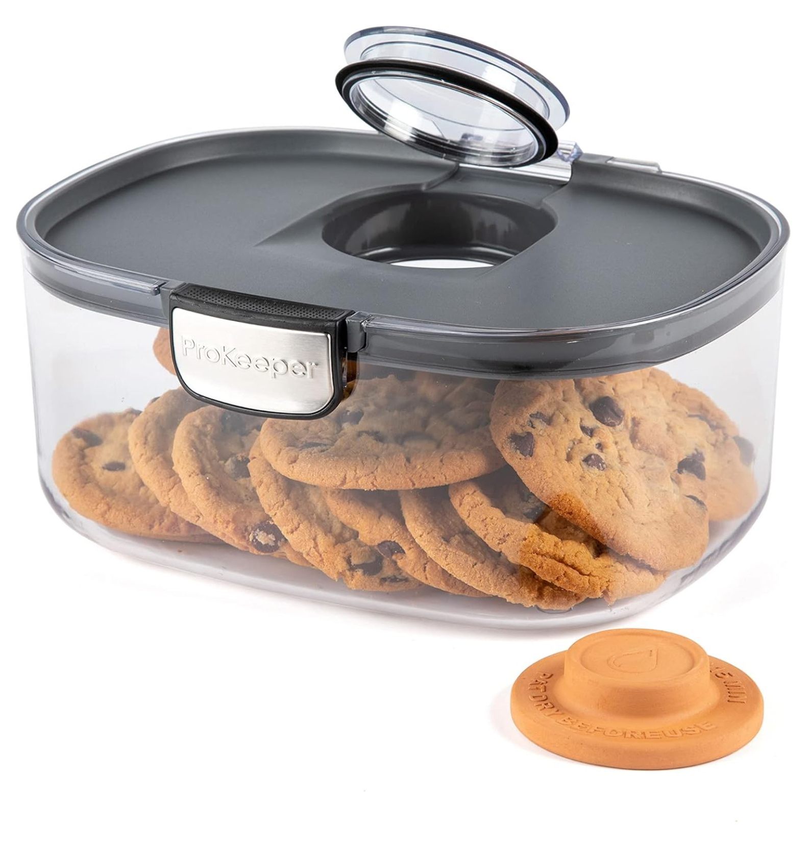 KriKac ProKeeper+ PKS-850 Cookie/Baked Goods Multipurpose Airtight Stackable Food Storage Container (3- Piece)