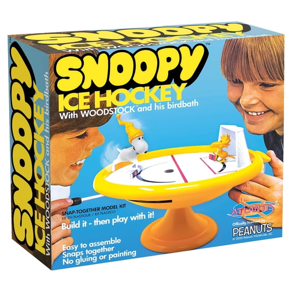 ATLANTIS TOY & HOBBY INC. Snoopy Ice Hockey Game with Woodstock Snap AANM5696 Plastic Models Other Misc