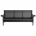 thumbnail image 4 of Amish Casual Heavy Duty Roll Back Outdoor Bench (6-foot, Unfinished), 4 of 11
