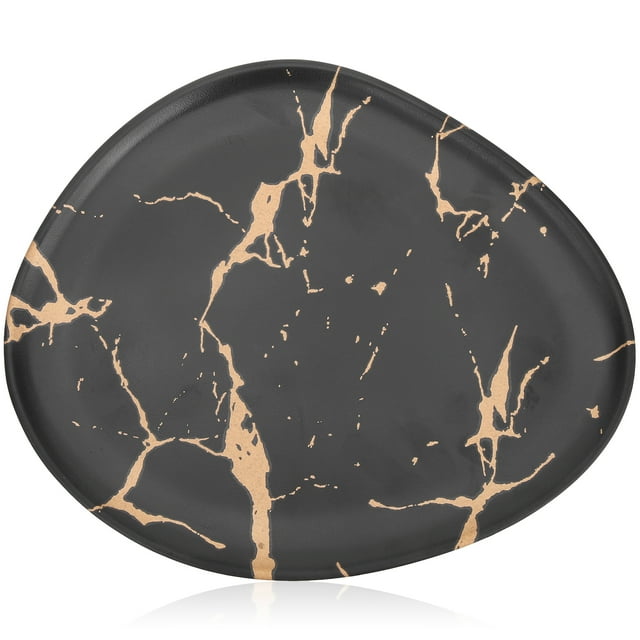 MasteelfCA Assiette de Rangement en Céramique pour Bijoux, Bibelots, Colliers, Bracelets