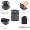 thumbnail image 4 of widesea Camping Cookware Outdoor Pot Pan Cooking Equipment Heat Exchange Design for Hiking Backpacking, 4 of 5
