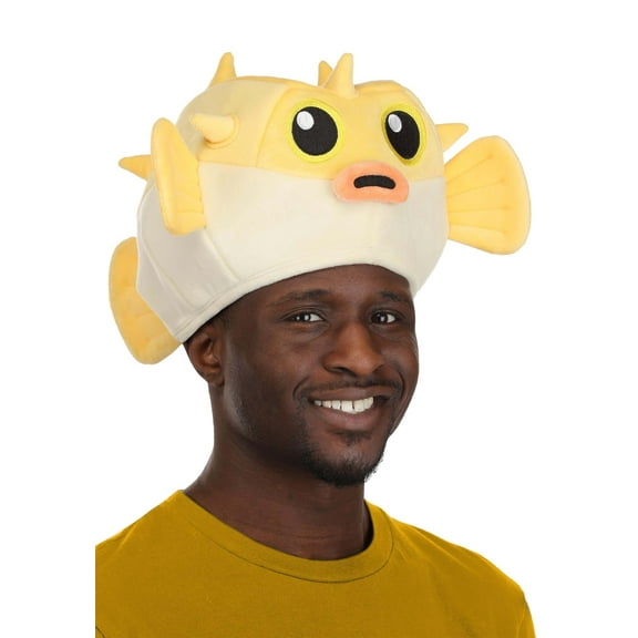 Pufferfish Animal Plush Costume Hat