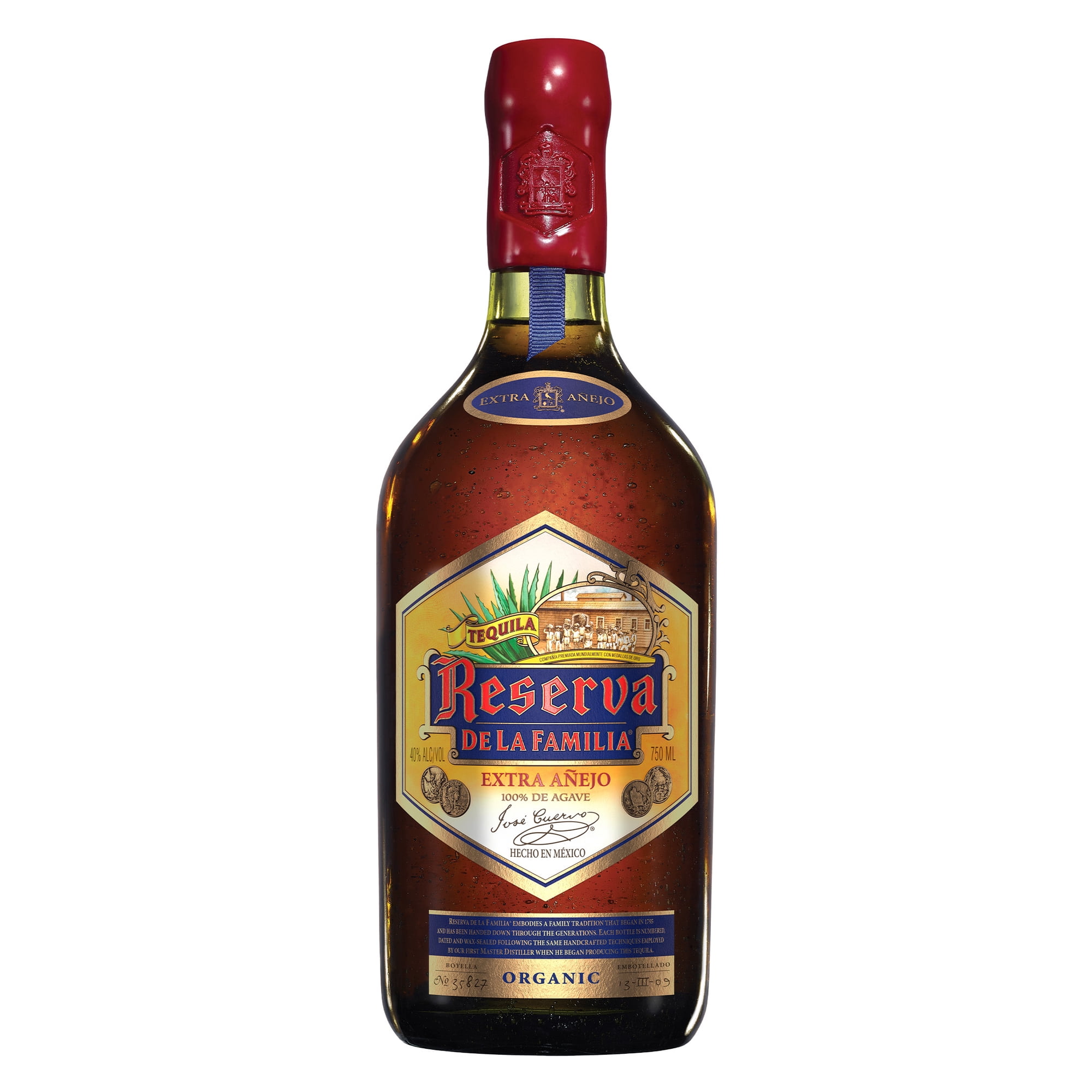 Reserva de la Familia by Jose Cuervo Extra Añejo Tequila, 750 ml Glass Bottle, 40% ABV