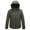 Army Green, variant on Heated Jacket for Men and Women, Smart Electric 4 Areas Heating Jacket, Winter Outdoor Lightweight Electric Heating Coat (Battery Not Included)