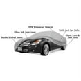 thumbnail image 5 of NEH Superior True 100% Waterproof Car Cover Covers Mid Size Sedan - All Season Protection - Gray Color - 3X Pillow Soft Inner Cotton Layer (Fits Length 170" - 190"), 5 of 5
