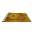 thumbnail image 2 of Ahgly Company Machine Washable Indoor Rectangle Persian Yellow Traditional Area Rugs, 2' x 5', 2 of 4