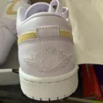 thumbnail image 4 of Ni - ke Ni - ke Wmns Air Jordan 1 Low Barely Grape Purple Lemon AJ1 DC0774-501 Size 8.5 7Y, 4 of 5