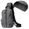 thumbnail image 3 of Mochila bandolera para hombres y mujeres, para senderismo, caminar, ciclismo, viajes, ciclismo, 3 of 5