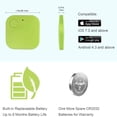 thumbnail image 1 of Paquete de 4 buscadores de llaves Bluetooth inteligentes, localizador de seguimiento GPS, dispositivo de seguimiento antipérdida, compatible con iOS y Android para llaves, mascotas, teléfono, billetera, equipaje, ni?os y más LingWen 8390615929769, 1 of 1