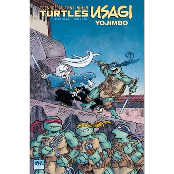 Pre-Owned Teenage Mutant Ninja Turtles/Usagi Yojimbo (Hardcover) by Stan Sakai