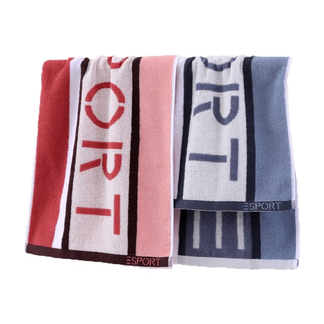 Juego de 2 toallas de mano con estampado de rayas, toalla absorbente suave de algodón para baño, 34*72cm