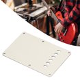 thumbnail image 4 of Electric Guitar Back Cover Plate, 2Pcs Great Protection Anti Scratch Stylish Guitar Pickguard Backplate Robust  for Maintenance Black,Beige,White, 4 of 7