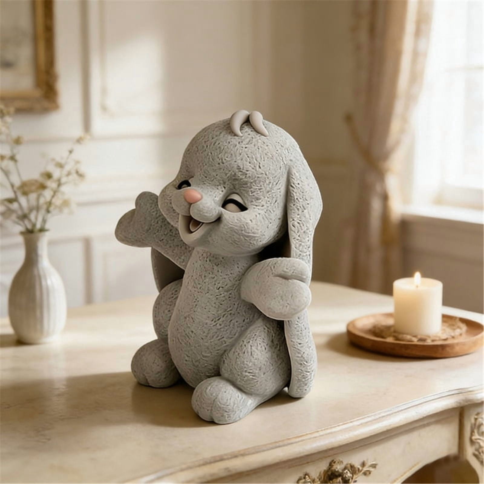 Aromatherapys Candle Mold Bunnies Epoxy Resin Casting Mold for Diys Home Decors